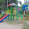 Детский городок 2 с баскетбольным кольцом и шведской стенкой